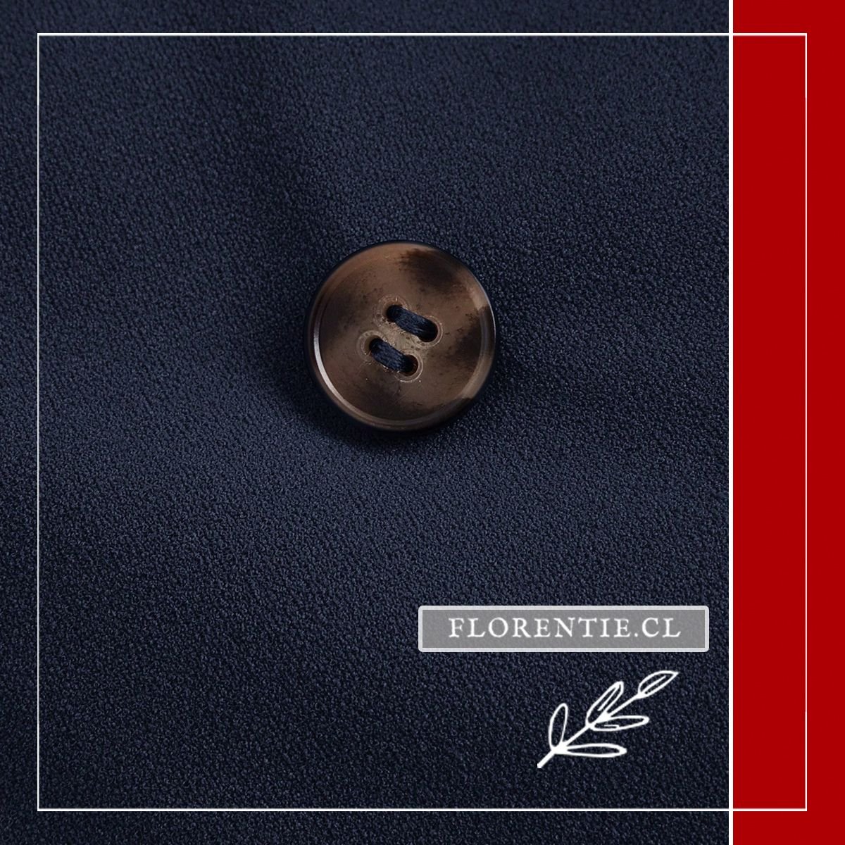 Detalle botón enterito trabajo