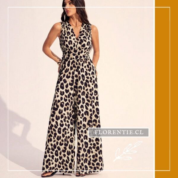 Enterito animal print mujer fiesta