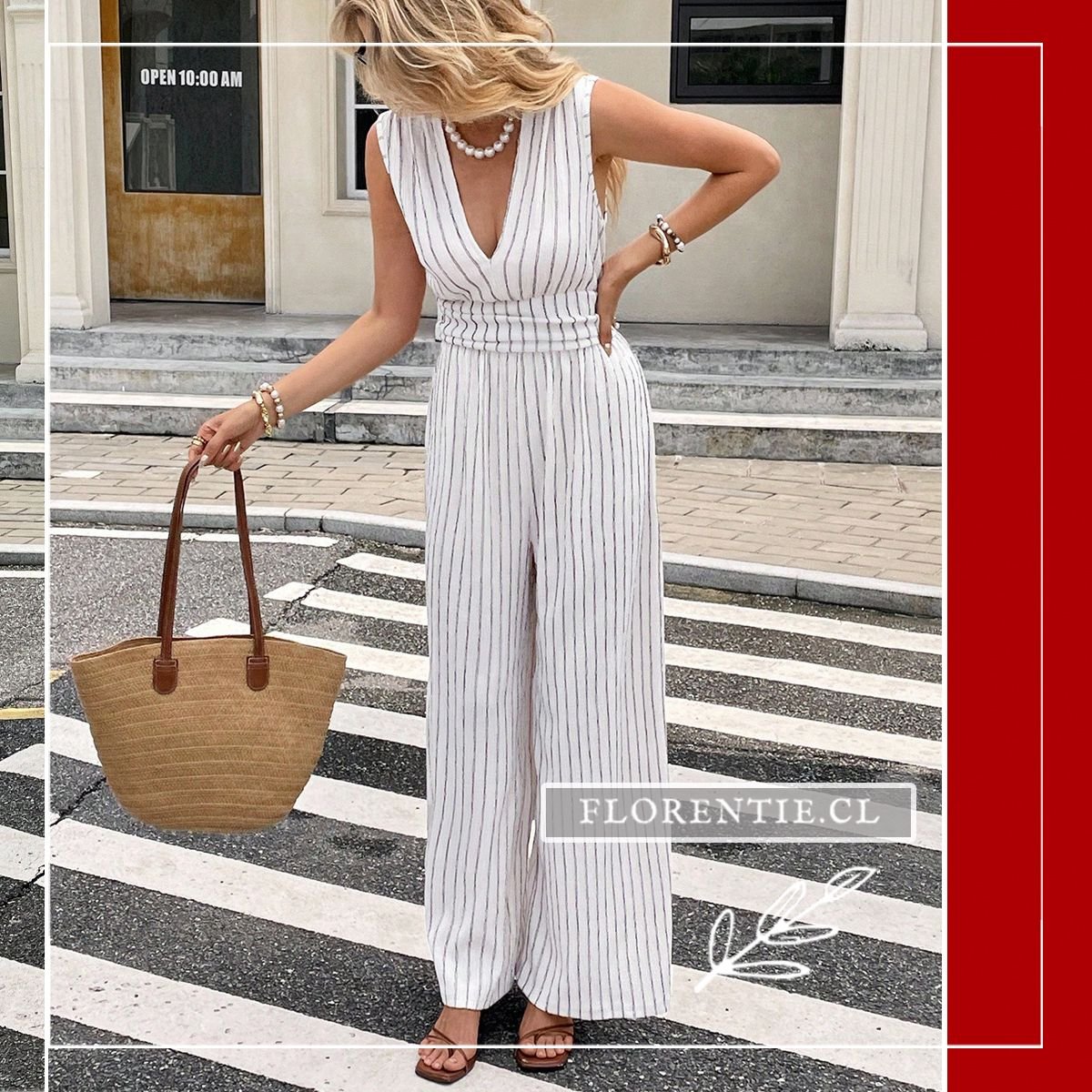 Enterito rayado mujer