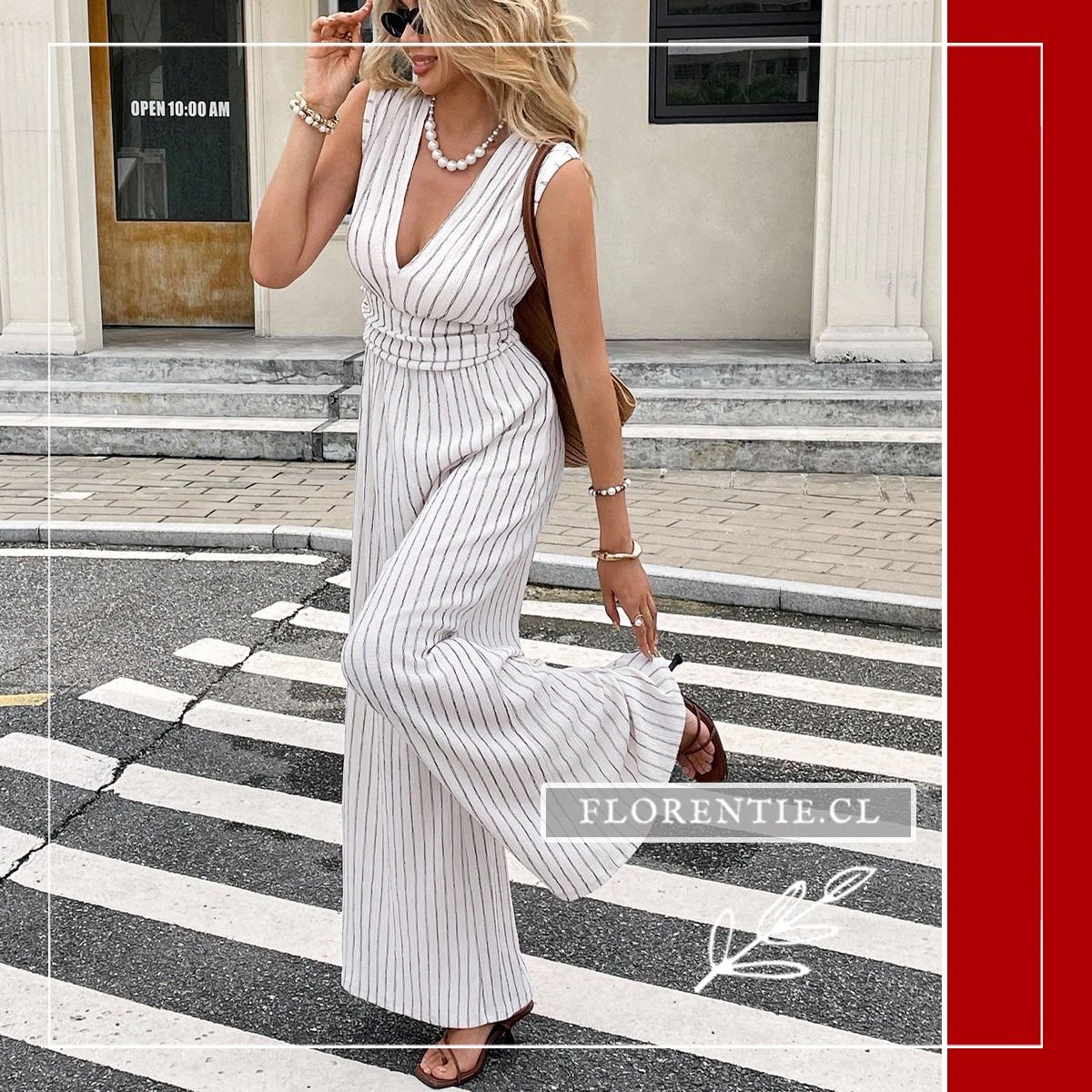 Enterito rayas mujer