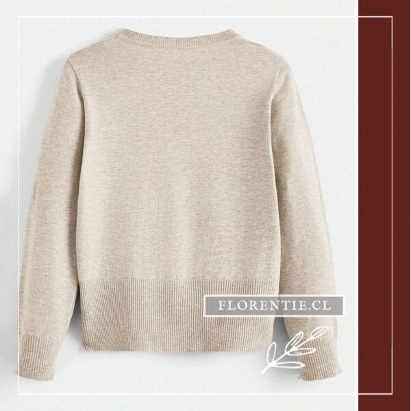 Espalda cardigan ajustado