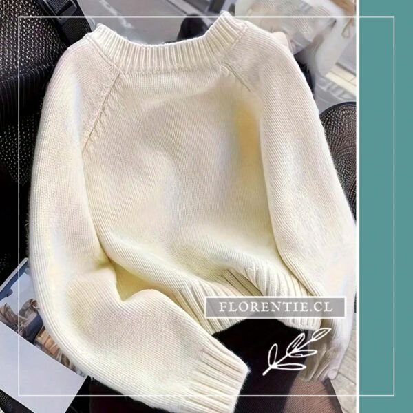 Espalda cardigan blanco