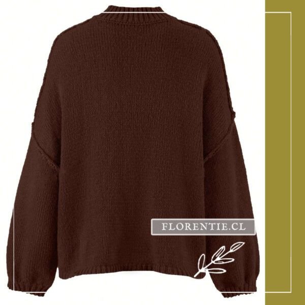 Espalda cardigan oversize mujer