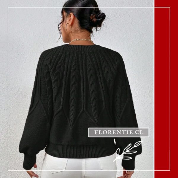 Espalda chaleco negro mujer