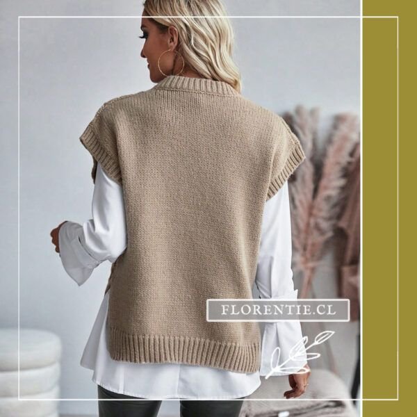 Espalda sweater manga corta