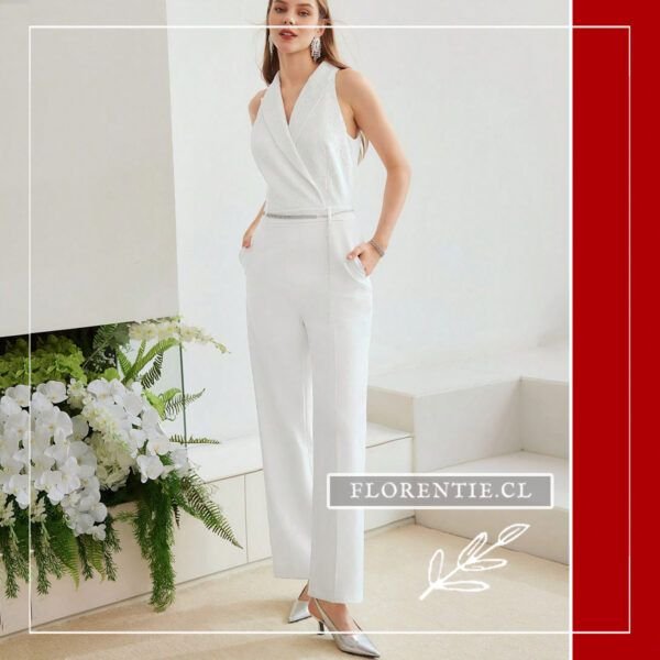 Jumpsuit blanco civil