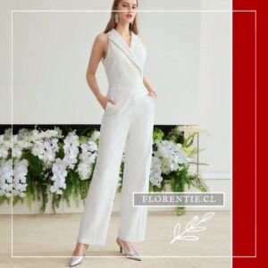 Jumpsuit blanco novia Fernanda