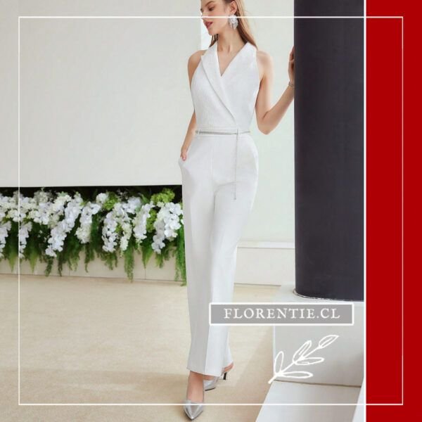 Jumpsuit color blanco civil