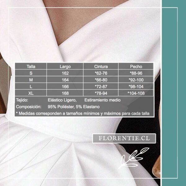 Medidas vestido boda civil novia