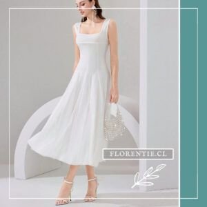 Vestido boda civil juzgado Estefanía