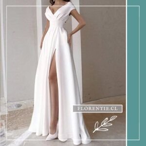 Vestido boda civil novia Gracia