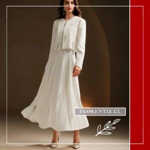 Vestido dos piezas boda civil Lourdes