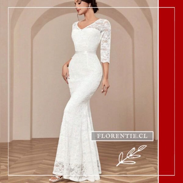 Vestido largo para civil