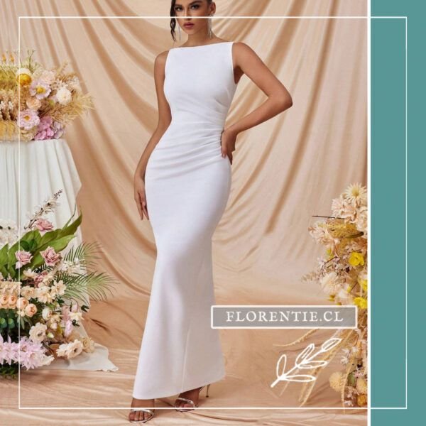 Vestido novia boda civil moderno
