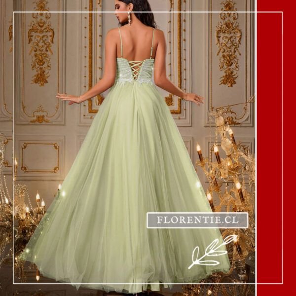 Espalda vestido corte imperio