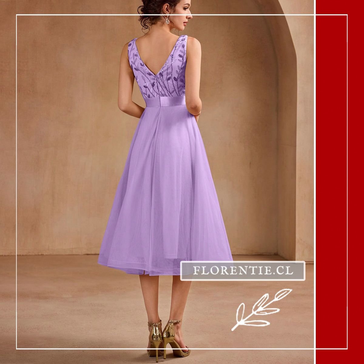 Espalda vestido de graduación para cristianas