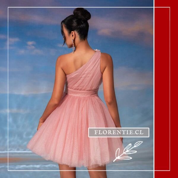 Espalda vestido graduación adolescente