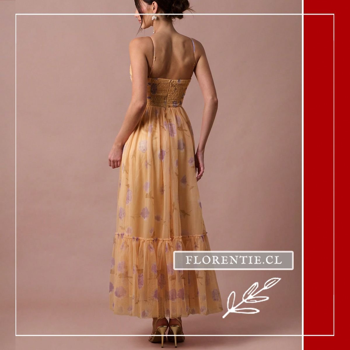 Espalda vestido graduacion hippie
