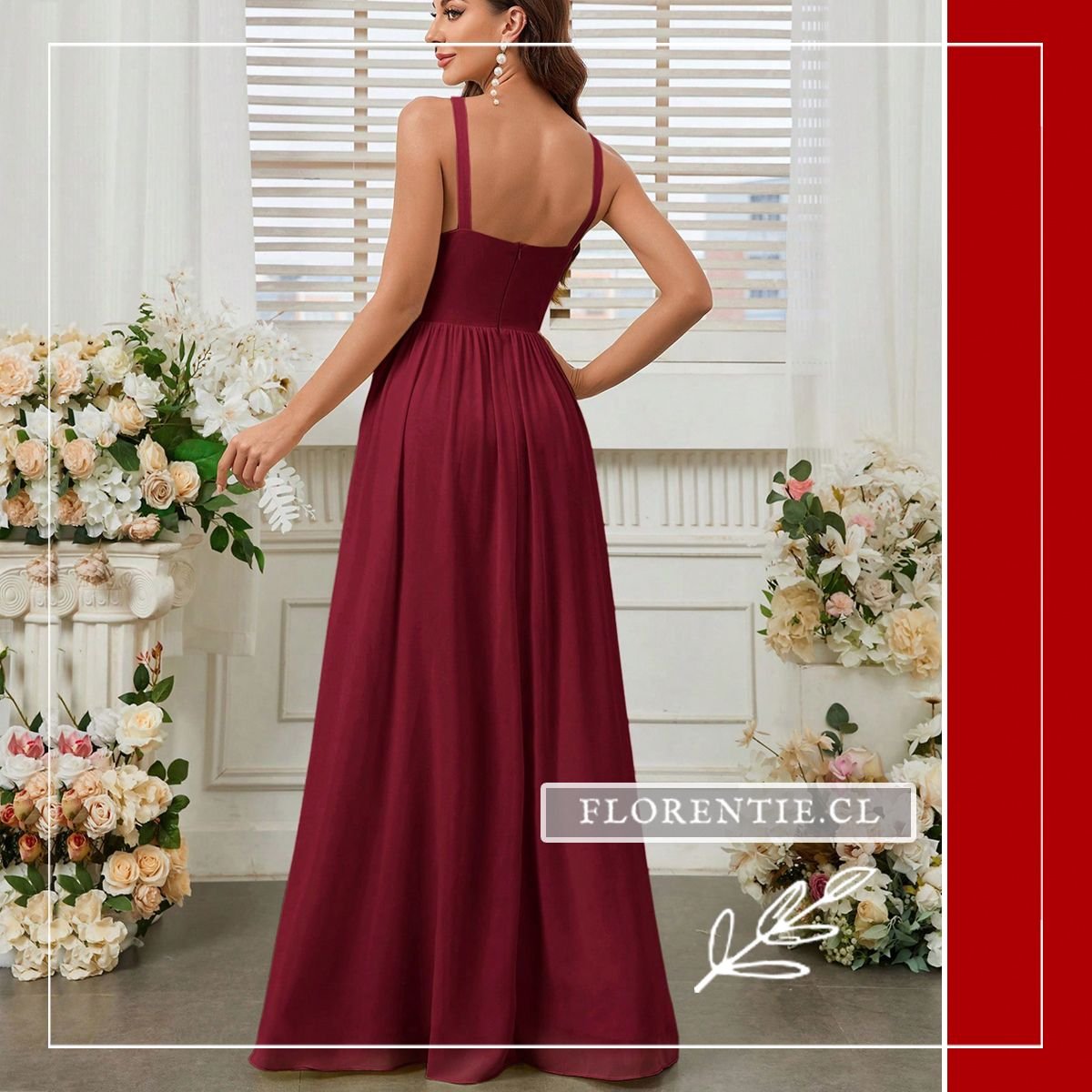 Espalda vestido graduacion invitada