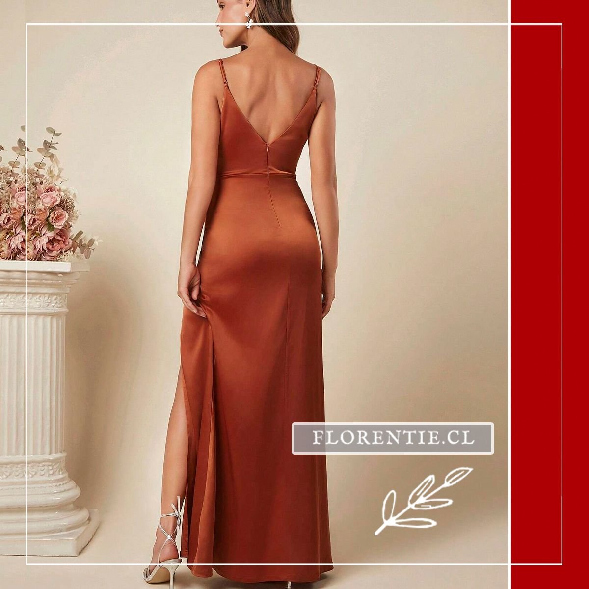 Espalda vestido graduacion invitada