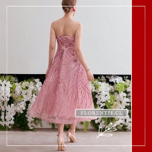 Espalda vestido graduacion midi