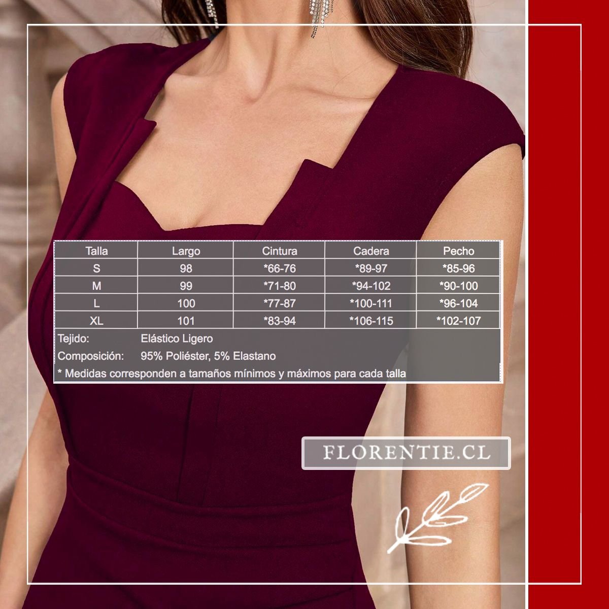 Medidas vestido ceremonia graduacion