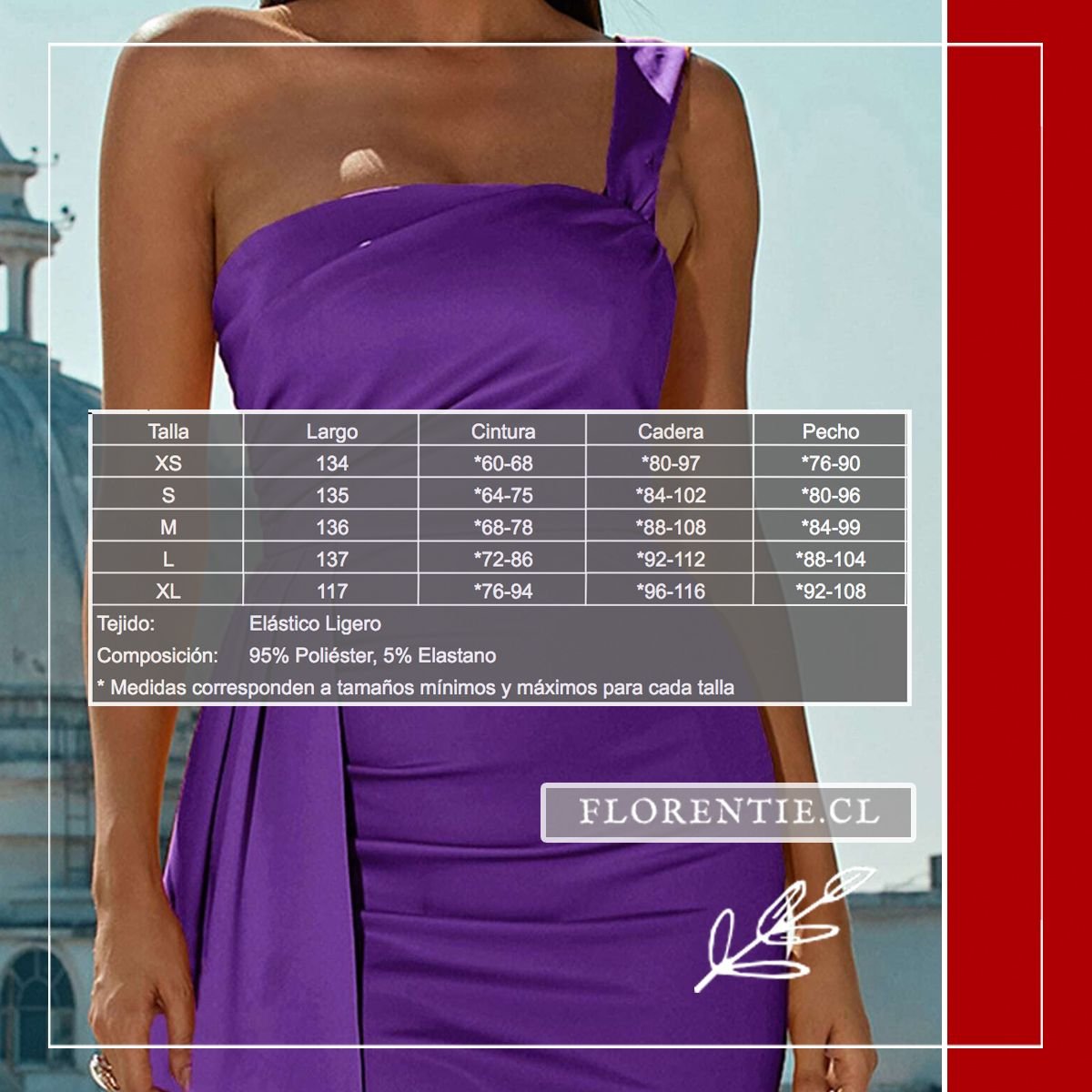 Medidas vestido de graduación al cuerpo