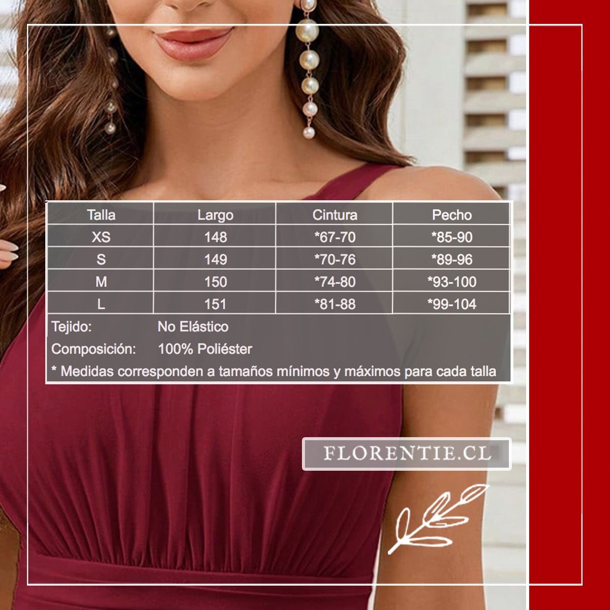 Medidas vestido graduacion invitada