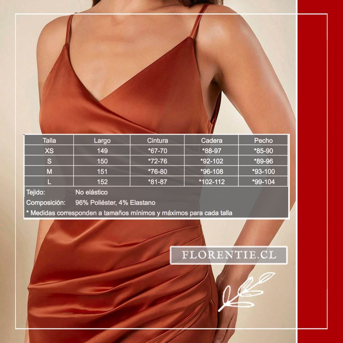 Medidas vestido graduacion invitada