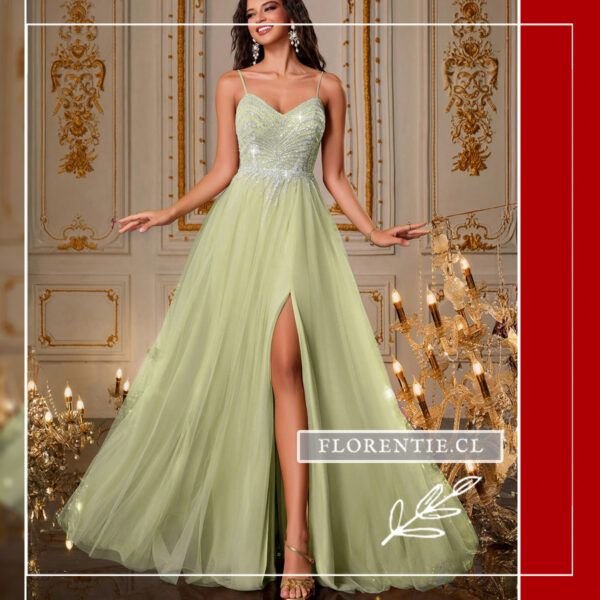 Vestido corte imperio largo