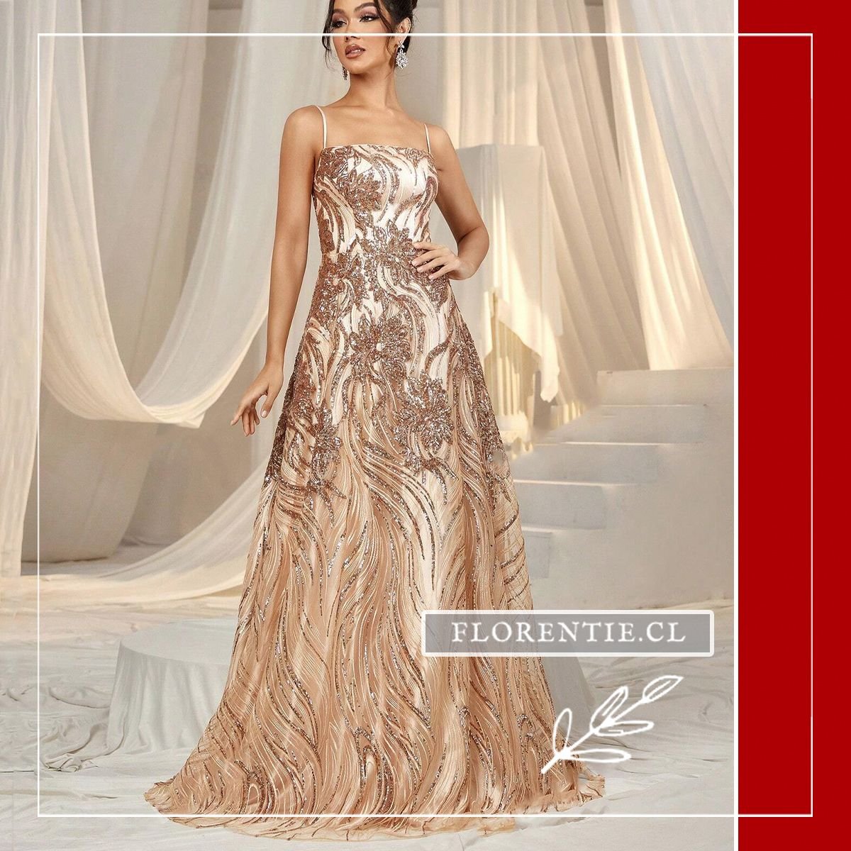 Vestido de graduación bonito