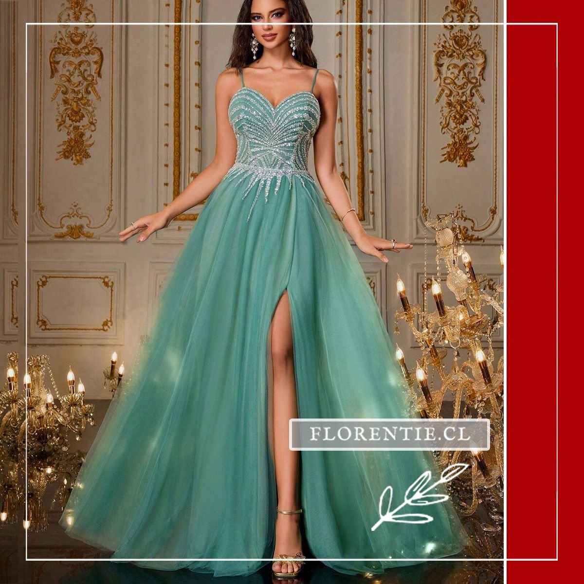 Vestido de graduación corte A