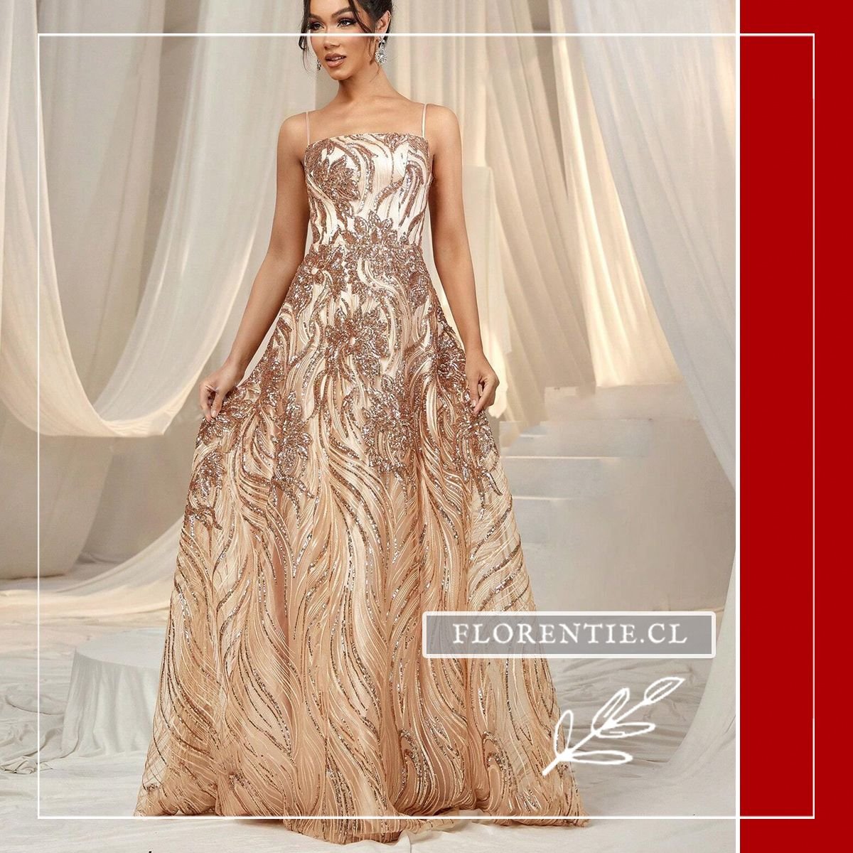 Vestido de graduación hermoso