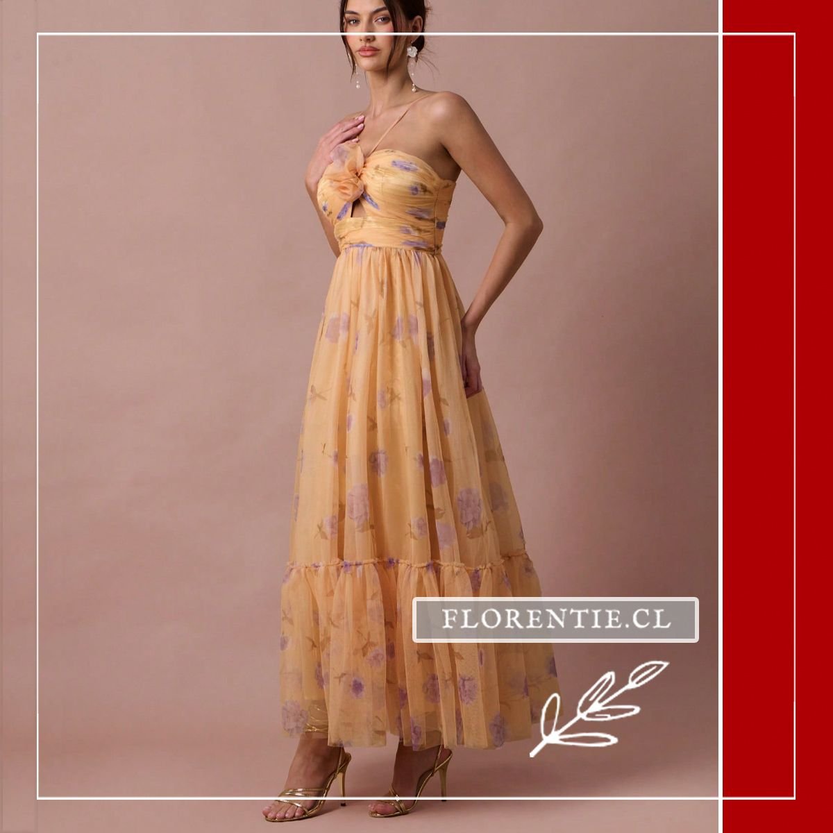 Vestido de graduación hippie