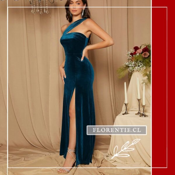 Vestido de terciopelo para graduacion