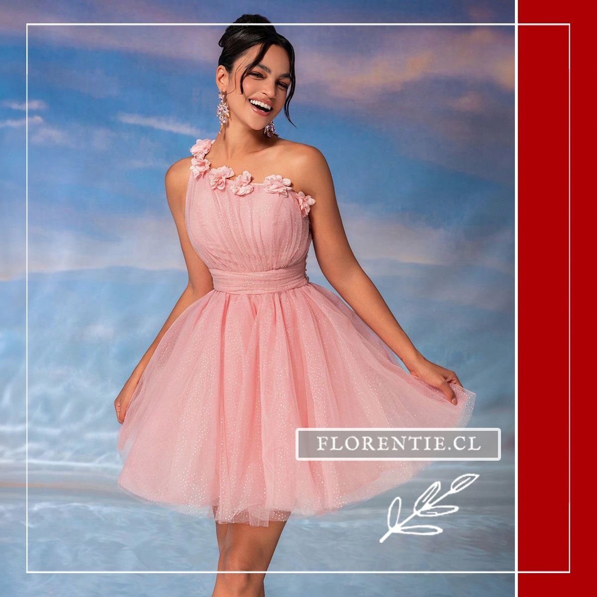 Vestido graduación adolescente