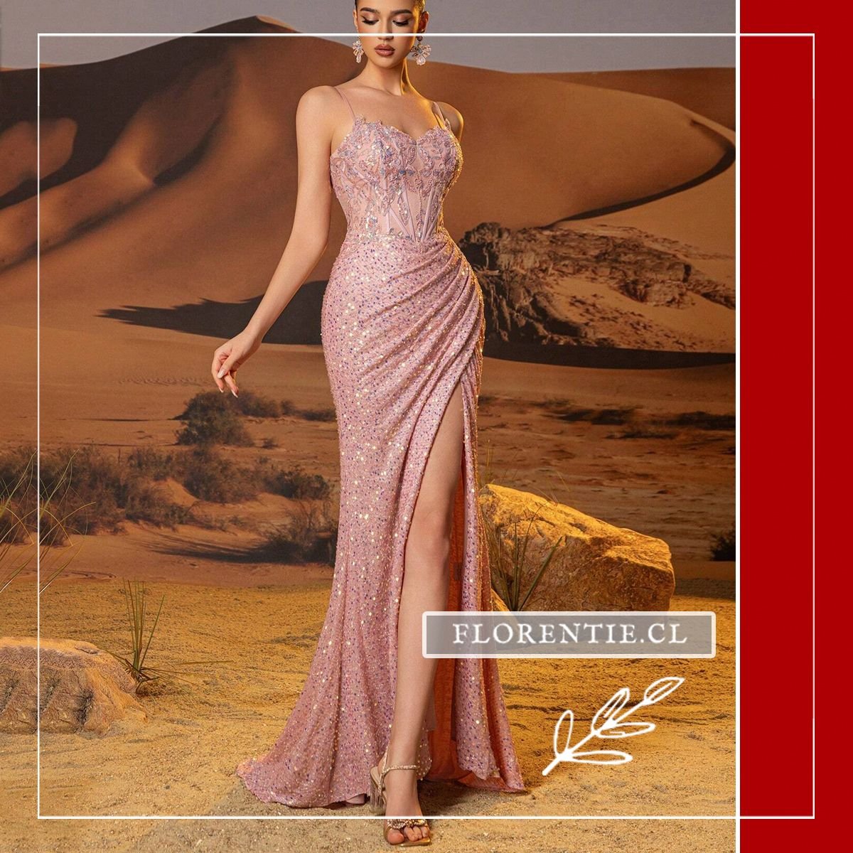 Vestido graduación corset Filipa