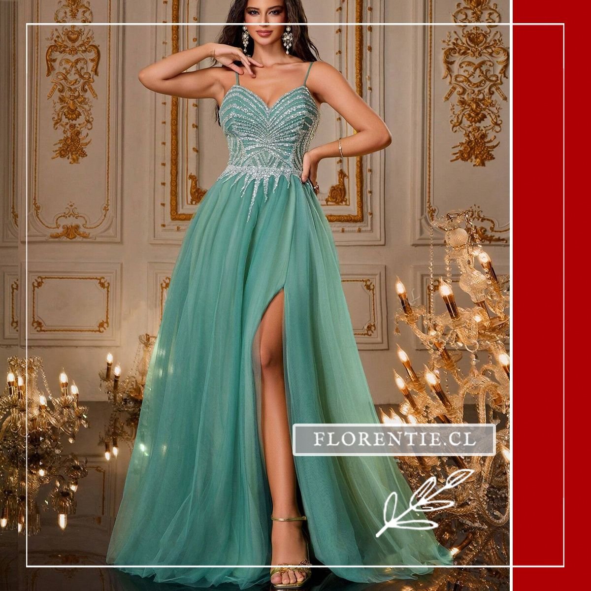 Vestido graduación corte A Regina