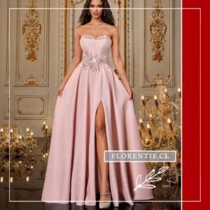 Vestido graduación corte princesa Letizia