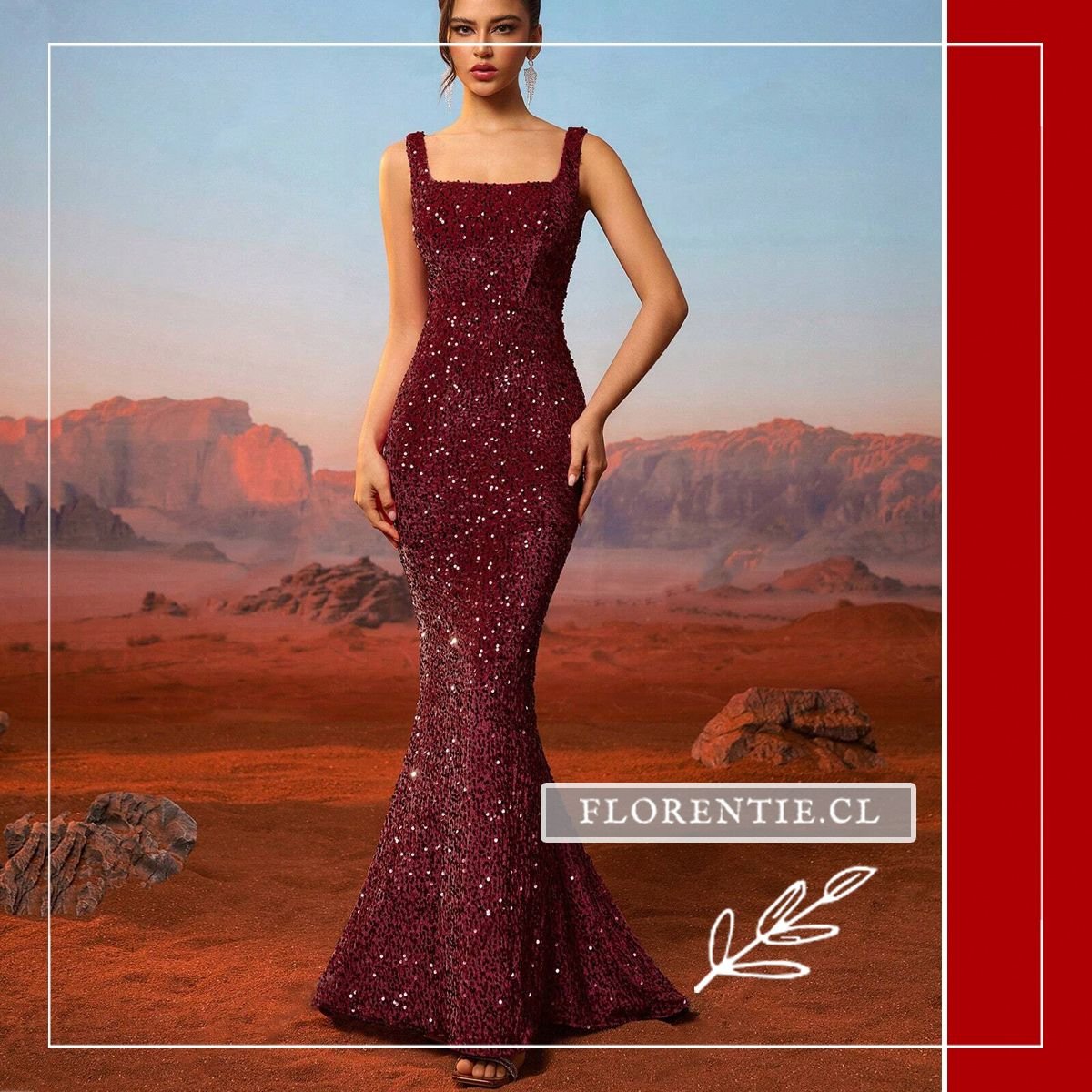 Vestido graduación corte sirena Ariel