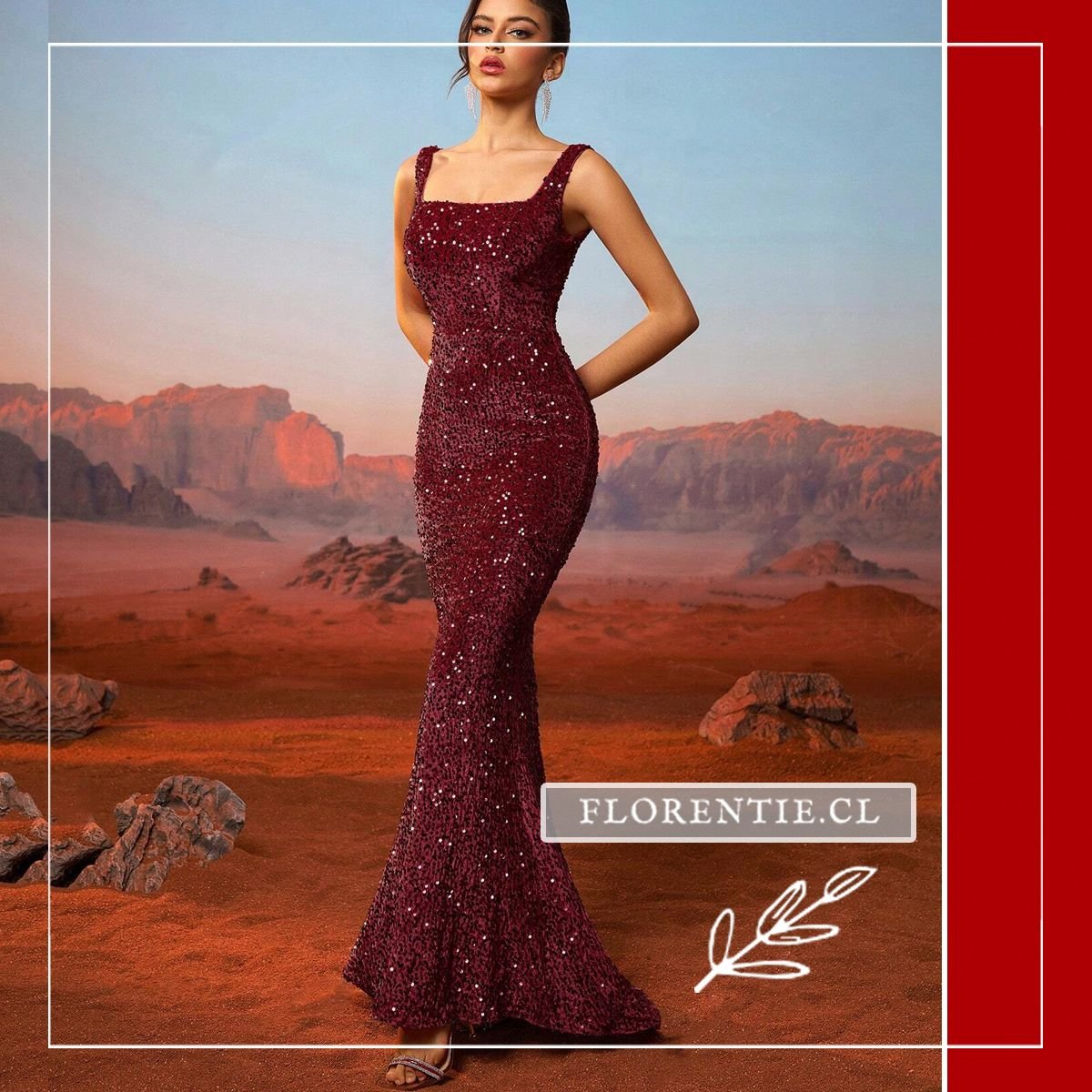 Vestido graduación corte sirena