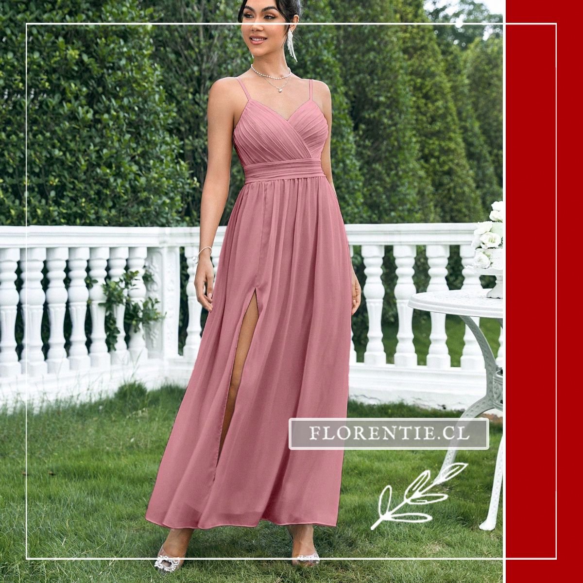 Vestido graduacion cruzado