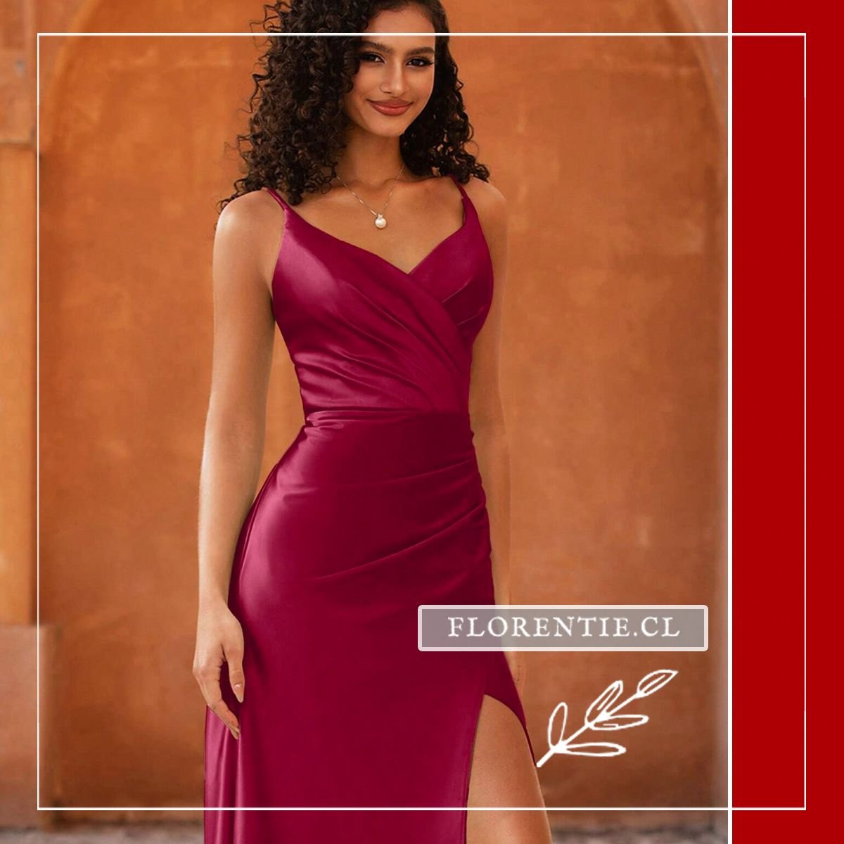 Vestido graduación cuarto medio