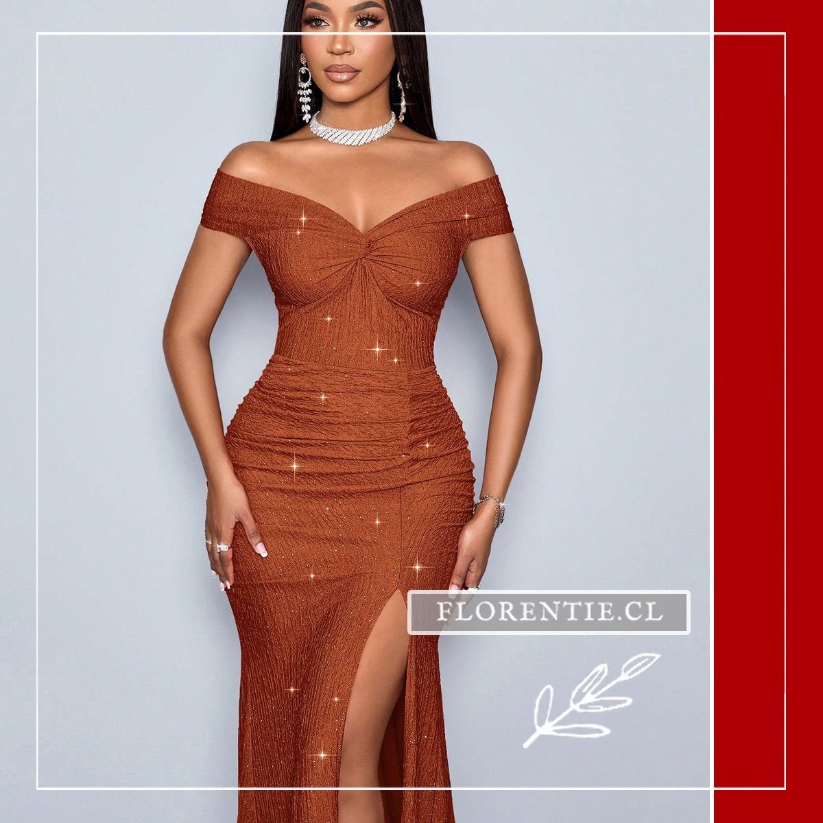 Vestido graduacion escote barco