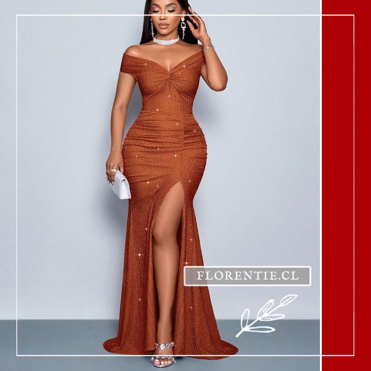 Vestido graduacion escote tipo barco