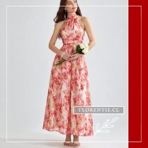 Vestido graduacion estampado Noemí