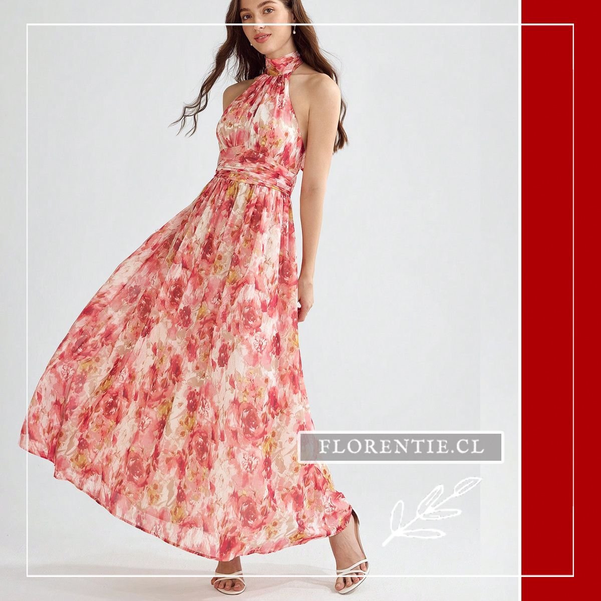 Vestido graduacion estampado