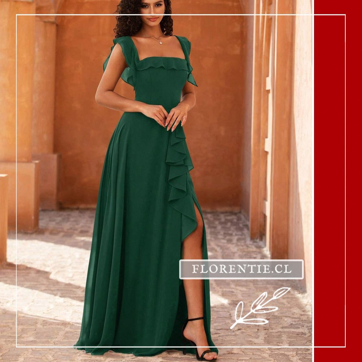 Vestido graduacion gasa