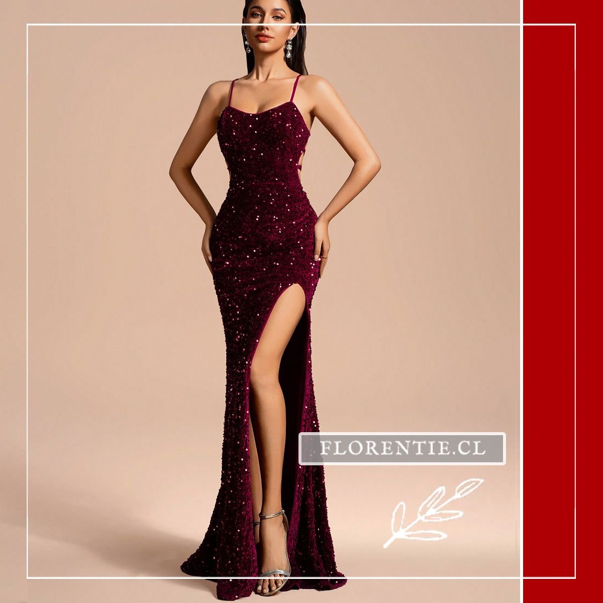 Vestido graduacion largo elegante