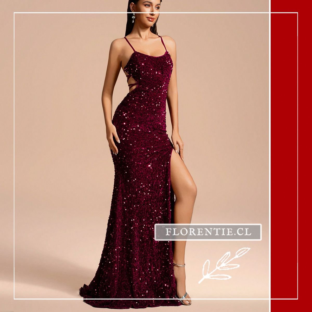 Vestido graduacion largo mujer